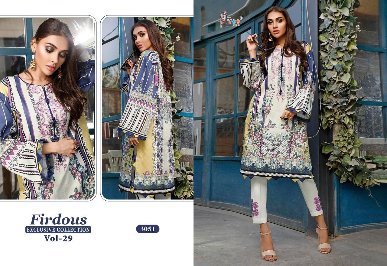 Firdous Exclusive Collection Vol 29 By Shree Pakistani Suits Catalog